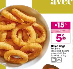 Croque Gel Onion rings offre