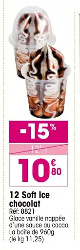 Croque Gel 12 Soft Ice chocolat offre