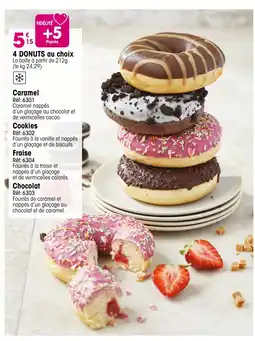 Croque Gel 4 DONUTS au choix offre