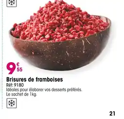 Croque Gel Brisures de framboises offre