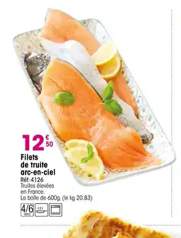 Croque Gel Filets de truite arc-en-ciel offre