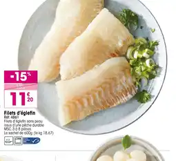 Croque Gel Filets d'églefin offre