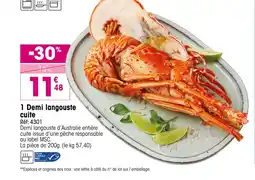 Croque Gel Demi langouste cuite offre