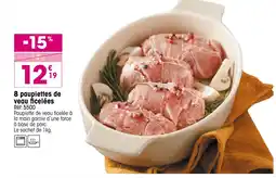 Croque Gel 8 paupiettes de veau ficelées offre