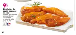 Croque Gel Aiguillettes de poulet marinées offre