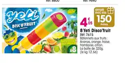Croque Gel 8 Yeti Disco'fruit offre
