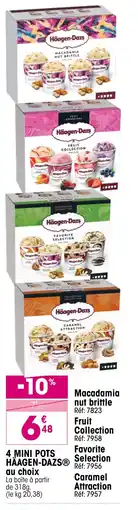 Croque Gel HÄAGEN-DAZS Mini pots offre