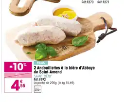 Croque Gel SAINT GÉRY 2 Andouillettes à la bière d'Abbaye de Saint-Amand offre