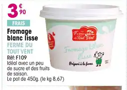 Croque Gel FERME DU TOUT VENT Fromage blanc lisse offre