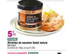 Croque Gel Rillettes de saumon fumé nature offre