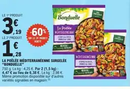 E.Leclerc BONDUELLE La poêlée méditerranéenne surgelée offre