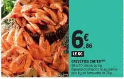 E.Leclerc Crevettes cuites offre