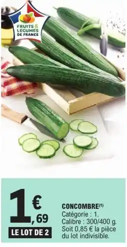E.Leclerc Concombre offre