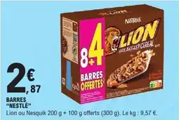 E.Leclerc NESTLÉ Barres offre