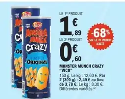 E.Leclerc VICO Monster munch crazy offre