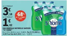 E.Leclerc ST-YORRE Eau minérale naturelle gazeuse offre