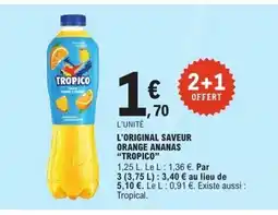 E.Leclerc TROPICO L'original saveur orange ananas offre