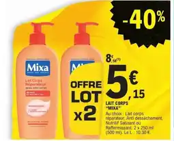 E.Leclerc MIXA Lait corps offre