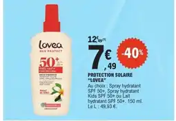 E.Leclerc LOVEA Protection solaire offre