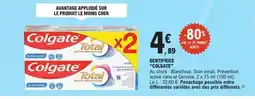 E.Leclerc COLGATE Dentifrice offre