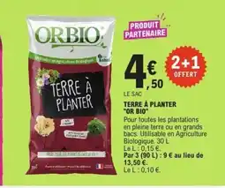 E.Leclerc OR BIO Terre à planter offre