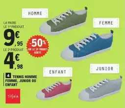 E.Leclerc Tennis homme femme, junior ou enfant offre