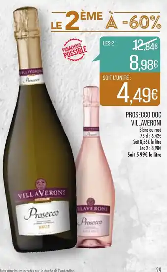 Match Prosecco Doc Villaveroni offre