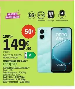 E.Leclerc OPPO Smartphone a6x offre