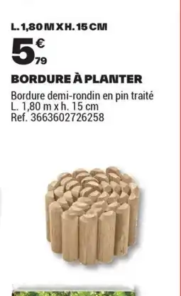 Brico Dépôt Bordure à planter offre