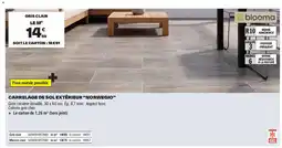 Brico Dépôt Carrelage de sol extérieur norwegio offre