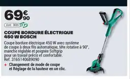 Brico Dépôt BOSCH Coupe bordure électrique 450 w offre
