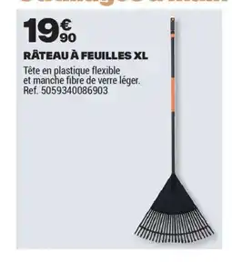 Brico Dépôt Râteau à feuilles xl offre