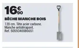 Brico Dépôt Bêche manche bois offre