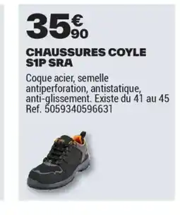 Brico Dépôt Chaussures coyle s1p sra offre