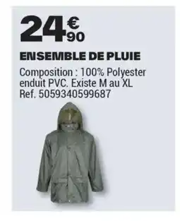 Brico Dépôt Ensemble de pluie offre