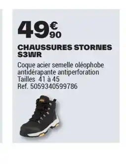 Brico Dépôt Chaussures stornes s3wr offre