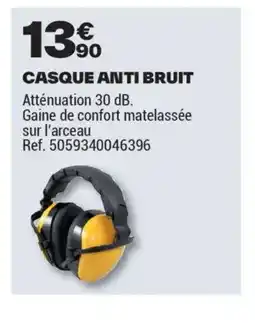 Brico Dépôt Casque anti bruit offre