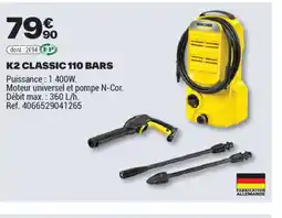 Brico Dépôt K2 classic 110 bars offre