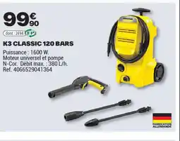 Brico Dépôt K3 classic 120 bars offre