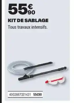 Brico Dépôt Kit de sablage offre