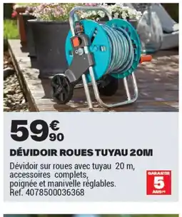 Brico Dépôt Dévidoir roues tuyau 20 m offre