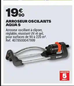 Brico Dépôt Arroseur oscilants aqua s offre