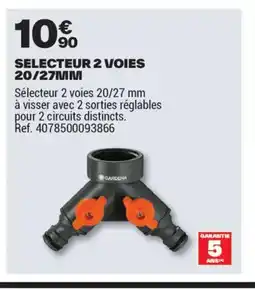 Brico Dépôt Selecteur 2 voies 20/27mm offre