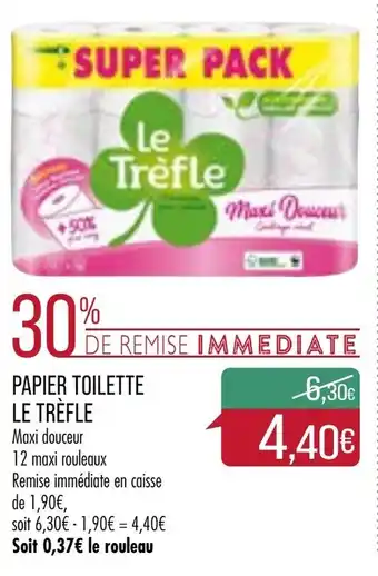 Match Papier Toilette Le Trèfle offre