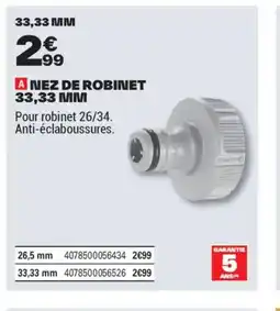 Brico Dépôt Nez de robinet 33,33 mm offre