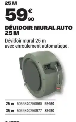 Brico Dépôt Dévidoir mural auto offre