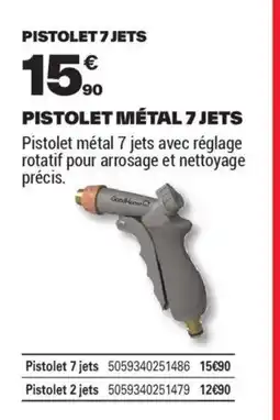 Brico Dépôt Pistolet 7 jets offre
