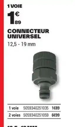 Brico Dépôt Connecteur universel offre