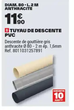 Brico Dépôt Tuyau de descente pvc offre