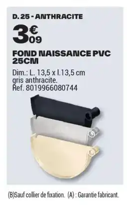 Brico Dépôt Fond naissance pvc offre